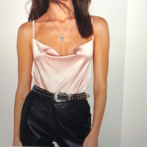 Nasty Gal Tops - That’s Rich Satin Boysuit from Nasty Gal